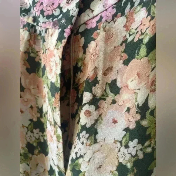 New Reiss SERENA Wide-Leg Pleated Multi-Color Floral Palazzo Pant… - Picture 11 of 13